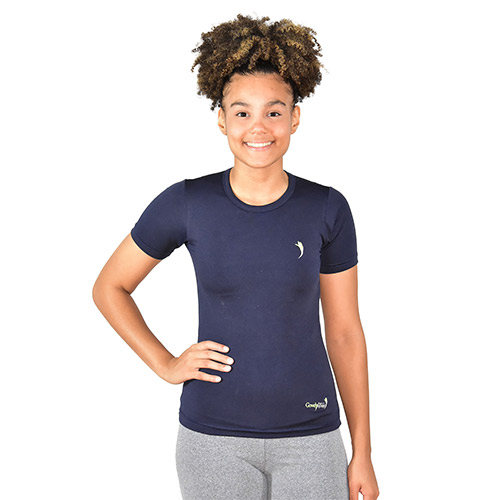 Babylook SenseTerapêutica Manga Curta  Azul Feminina