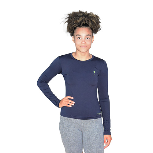 Babylook Sense Terapêutica Manga Longa Azul Feminina