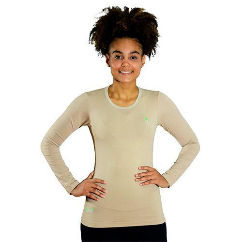 Babylook Sense Terapêutica Manga Longa Nude Feminina