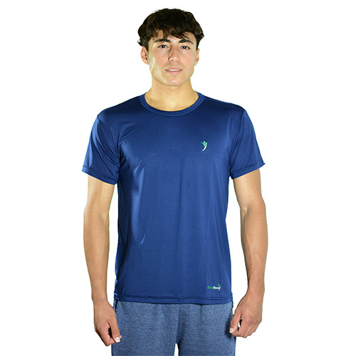 Camiseta Aerodry Terapêutica Manga Curta Azul Masculina