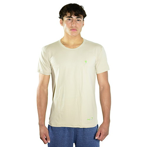 Camiseta SenseTerapêutica Manga Curta Nude Masculina