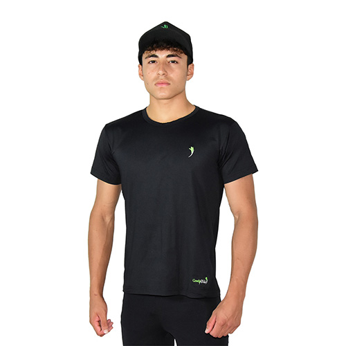 Camiseta SenseTerapêutica Manga Curta Preta  Masculina