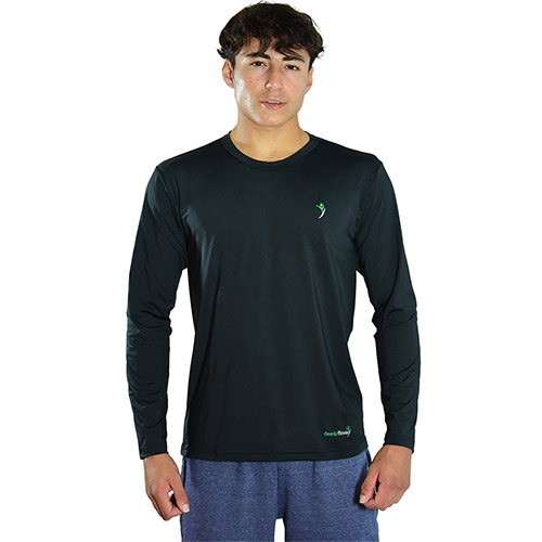 Camiseta Sense Terapêutica Manga Longa Preta Masculina