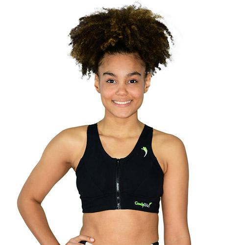 Top Terapeutico Ziper e Bojo Preto Feminino